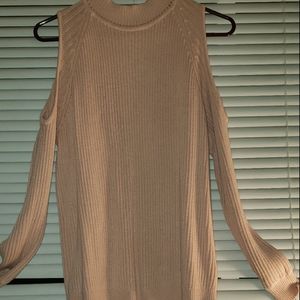 H&M Pink Long Sleeve Turtleneck Sweater